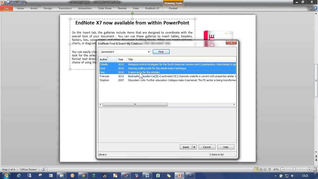 endnote x7 for windows